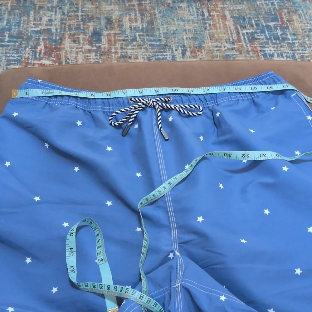 Cremieux Swimwear Men's Lined Trunks Size Large New Without Tag Star Print